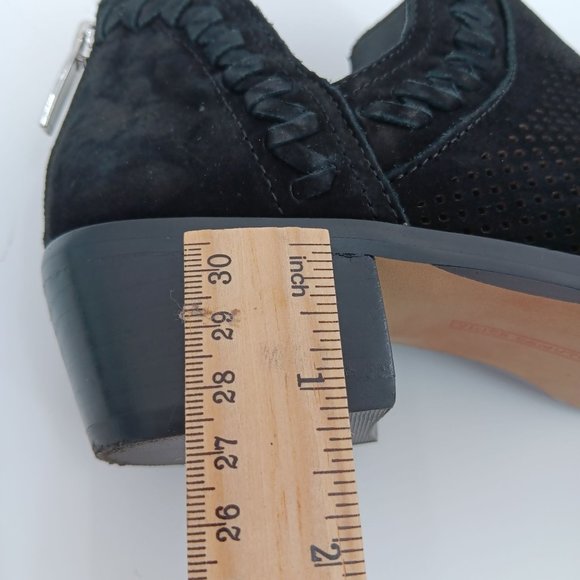 VINCE CAMUTO BLACK LEATHER BOOTIES SIZE 6.5M - Picture 7 of 16